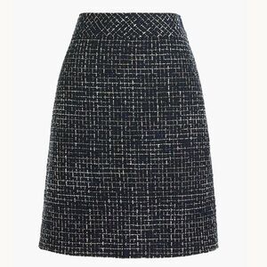J. Crew A-Line Tweed Skirt size 00
